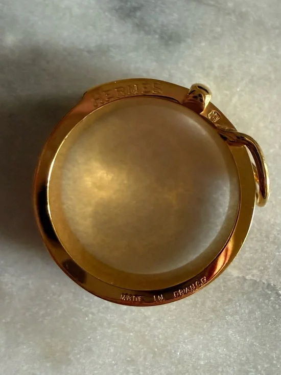 HERMES Belt Buckle Scarf Ring - Picture 6 of 7